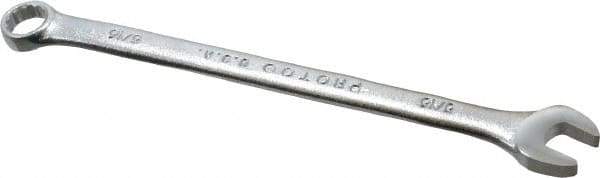 Proto - 5/16" 12 Point Combination Wrench - 5-3/8" OAL, Steel, Satin Finish - Best Tool & Supply