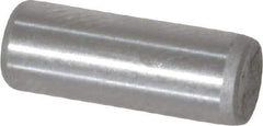 Made in USA - 3/16" Diam x 1/2" Pin Length Grade 8 Alloy Steel Standard Dowel Pin - Bright Finish, C 47-58 & C 60 (Surface) Hardness, 4,150 Lb (Single Shear), 8,300 Lb (Double Shear) Breaking Strength, 1 Beveled & 1 Rounded End - Best Tool & Supply