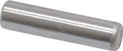 Made in USA - 3/16" Diam x 3/4" Pin Length Grade 8 Alloy Steel Standard Dowel Pin - Bright Finish, C 47-58 & C 60 (Surface) Hardness, 4,150 Lb (Single Shear), 8,300 Lb (Double Shear) Breaking Strength, 1 Beveled & 1 Rounded End - Best Tool & Supply