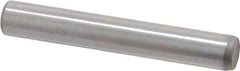 Made in USA - 3/16" Diam x 1-1/4" Pin Length Grade 8 Alloy Steel Standard Dowel Pin - Bright Finish, C 47-58 & C 60 (Surface) Hardness, 4,150 Lb (Single Shear), 8,300 Lb (Double Shear) Breaking Strength, 1 Beveled & 1 Rounded End - Best Tool & Supply