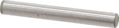 Made in USA - 3/16" Diam x 1-1/2" Pin Length Grade 8 Alloy Steel Standard Dowel Pin - Bright Finish, C 47-58 & C 60 (Surface) Hardness, 4,150 Lb (Single Shear), 8,300 Lb (Double Shear) Breaking Strength, 1 Beveled & 1 Rounded End - Best Tool & Supply