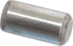 Made in USA - 5/16" Diam x 5/8" Pin Length Grade 8 Alloy Steel Standard Dowel Pin - Bright Finish, C 47-58 & C 60 (Surface) Hardness, 11,500 Lb (Single Shear), 23,000 Lb (Double Shear) Breaking Strength, 1 Beveled & 1 Rounded End - Best Tool & Supply