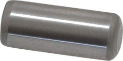 Made in USA - 5/16" Diam x 3/4" Pin Length Grade 8 Alloy Steel Standard Dowel Pin - Bright Finish, C 47-58 & C 60 (Surface) Hardness, 11,500 Lb (Single Shear), 23,000 Lb (Double Shear) Breaking Strength, 1 Beveled & 1 Rounded End - Best Tool & Supply