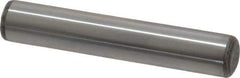 Made in USA - 5/16" Diam x 1-3/4" Pin Length Grade 8 Alloy Steel Standard Dowel Pin - Bright Finish, C 47-58 & C 60 (Surface) Hardness, 11,500 Lb (Single Shear), 23,000 Lb (Double Shear) Breaking Strength, 1 Beveled & 1 Rounded End - Best Tool & Supply