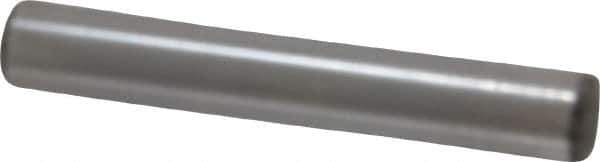 Made in USA - 5/16" Diam x 2" Pin Length Grade 8 Alloy Steel Standard Dowel Pin - Bright Finish, C 47-58 & C 60 (Surface) Hardness, 11,500 Lb (Single Shear), 23,000 Lb (Double Shear) Breaking Strength, 1 Beveled & 1 Rounded End - Best Tool & Supply