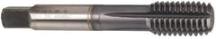 Guhring - M8x1.25 Metric Coarse H6 Thread Limit Modified Bottoming Thread Forming Tap - Cobalt, TiCN Finish, 2.72" OAL, 0.532" Thread Length, Right Hand Thread, Series 3942 - Best Tool & Supply