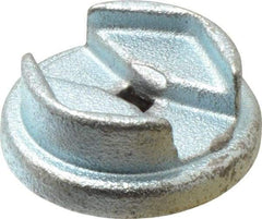 Vestil - Zinc-Plated Cast Steel Bung Nut Socket - For Use with 3/4" and 2" Drum Plugs - Best Tool & Supply