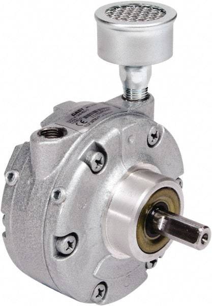 Gast - 0.92 hp Counterclockwise Hub Air Actuated Motor - 0:00 Gear Ratio, 3,000 Max RPM, 1.13" Shaft Length, 1/2" Shaft Diam - Best Tool & Supply