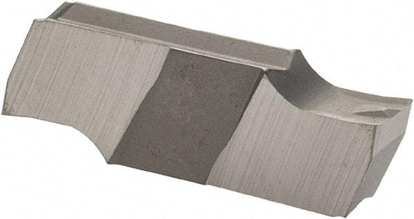 Iscar - 318020GIPI Grade IC20, 3.18mm Cutting Width Carbide Grooving Insert - Neutral, 0.2mm Corner Radius, Uncoated - Best Tool & Supply