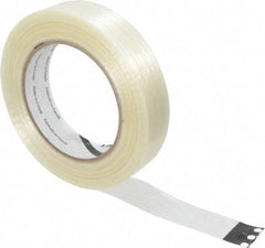 3M - 1" x 60 Yd Clear Rubber Adhesive Packaging Tape - Polypropylene Film Backing, 4 mil Thick, 100 Lb Tensile Strength, Series 8934 - Best Tool & Supply