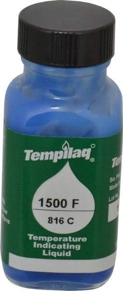 Tempil - 1,500°F Temp Indicating Liquid - 2 Ounce Container, 816°C - Best Tool & Supply