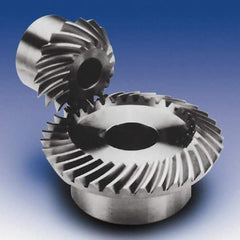 Boston Gear - 14 Pitch, 1.86" OD, 26 Tooth Spiral Bevel Gear & Pinion - 0.31" Face Width, Hardened Steel - Best Tool & Supply