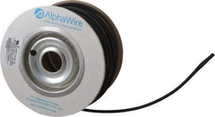 Alpha Wire - 6.35mm ID, Black PET Expandable Cable Sleeve - 100' Coil Length, -103 to 257°F - Best Tool & Supply