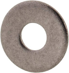 Value Collection - #2 Screw, Grade 316 Stainless Steel Standard Flat Washer - 3/32" ID x 1/4" OD, 0.025" Thick, Plain Finish - Best Tool & Supply