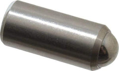 Gibraltar - 11/16" Body Length x 5/16" Body Diam, 2 Lb Init to 5 Lb Final End Force, Stainless Steel Press Fit Ball Plunger - 1/4" Ball Diam, 0.09" Max Ball Reach, +0.0010; +0.0020" Tolerance - Best Tool & Supply