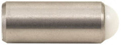 Gibraltar - 0.284" Body Length x 1/8" Body Diam, 0.75 Lb Init to 2.5 Lb Final End Force, Steel Press Fit Ball Plunger - 0.093" Ball Diam, 0.035" Max Ball Reach, +0.0010; +0.0020" Tolerance - Best Tool & Supply