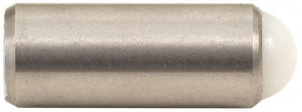 Gibraltar - 0.864" Body Length x 3/8" Body Diam, 5 Lb Init to 14 Lb Final End Force, Stainless Steel Press Fit Ball Plunger - 5/16" Ball Diam, 0.11" Max Ball Reach, +0.0010; +0.0020" Tolerance - Best Tool & Supply