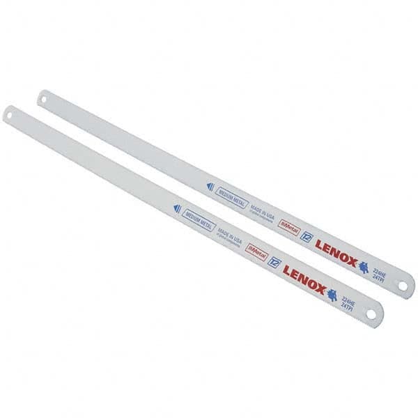 Lenox - Hand Hacksaw Blades Blade Material: Bi-Metal Blade Length (Inch): 12 - Best Tool & Supply