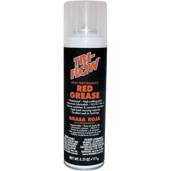 Tri-Flow - 6.25 oz Aerosol Aluminum High Temperature Grease - Brown, High Temperature, 475°F Max Temp, - Best Tool & Supply