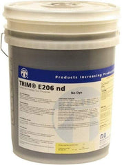 Master Fluid Solutions - Trim E206 nd, 5 Gal Pail Cutting & Grinding Fluid - Water Soluble, For Cutting, Grinding - Best Tool & Supply