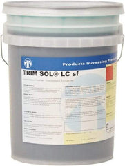 Master Fluid Solutions - Trim SOL LC sf, 5 Gal Pail Cutting & Grinding Fluid - Water Soluble, For Cutting, Grinding - Best Tool & Supply