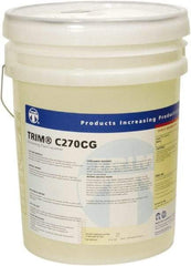 Master Fluid Solutions - Trim C270CG, 5 Gal Pail Cutting & Grinding Fluid - Synthetic, For Cutting, Grinding - Best Tool & Supply