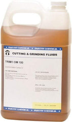 Master Fluid Solutions - Trim OM 100, 1 Gal Bottle Cutting Fluid - Straight Oil - Best Tool & Supply