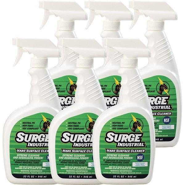 Surge Industrial - 32 oz Spray Bottle Cleaner/Degreaser - Liquid, Neutral pH, Unscented - Best Tool & Supply