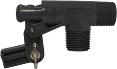 Control Devices - 3/4" Pipe, PVC, Angle Pattern-Single Seat, Mechanical Float Valve - 100 psi, MNPT End Connections - Best Tool & Supply