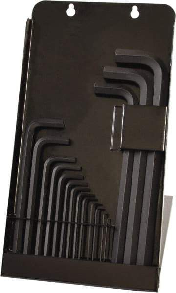 Bondhus - 16 Piece L-Key Ball End Hex Key Set - Hex Range 0.05 to 5/8", Protanium High Torque Steel - Best Tool & Supply