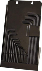 Bondhus - 16 Piece L-Key Ball End Hex Key Set - Hex Range 0.05 to 5/8", Protanium High Torque Steel - Best Tool & Supply