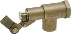 Control Devices - 3/4" Pipe, Stainless Steel, Angle Pattern-Single Seat, Mechanical Float Valve - 85 psi, FIP End Connections - Best Tool & Supply