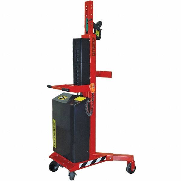 Wesco Industrial Products - 1,100 Lb Load Capacity, 30, 55 & 85 Gal Drum Grab - 41" Wide x 66" High, 4 Steel Wheels - Best Tool & Supply