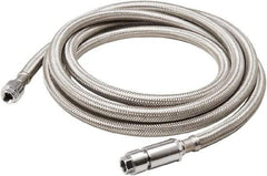 B&K Mueller - 1/4" Compression Inlet, 1/4" Compression Outlet, Stainless Steel Icemaker Connector - Use with Ice Makers - Best Tool & Supply