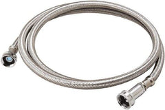 B&K Mueller - 3/4" Hose Inlet, 3/4" Hose Thread Outlet, Stainless Steel Washing Machine Connector - Use with Washer Machines - Best Tool & Supply