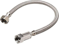 B&K Mueller - 1/2" Compression Inlet, 1/2" FIP Outlet, Stainless Steel Faucet Connector - Use with Faucets - Best Tool & Supply