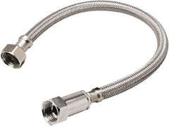 B&K Mueller - 3/8" Compression Inlet, 1/2" FIP Outlet, Stainless Steel Faucet Connector - Use with Faucets - Best Tool & Supply