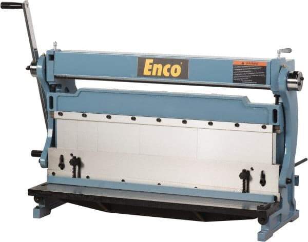 Enco - Combination Roller, Shear & Brake Machines Maximum Mild Steel Shearing Capacity (Gauge): 20 Maximum Mild Steel Bending Capacity (Gauge): 20 - Best Tool & Supply