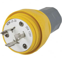 Hubbell Wiring Device-Kellems - 125V 20A NEMA L5-20P Industrial Twist Lock Plug - Best Tool & Supply