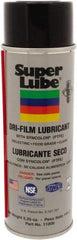 Synco Chemical - 5.25 oz Aerosol Can Dry Film Lubricant - White, -40°F to 500°F, Food Grade - Best Tool & Supply