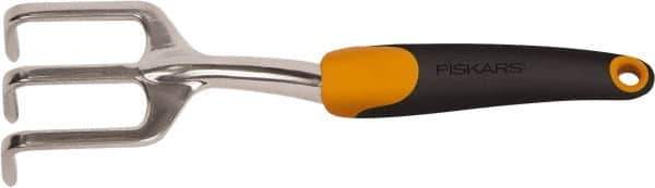 Fiskars - Handheld Cultivator - 6" Plastic Overmold Handle, Cast Aluminum Blade, 12" OAL - Best Tool & Supply