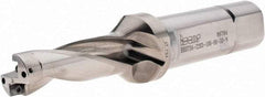 Iscar - 2.2" Max Drill Depth, 3xD, 47/64" Diam, Indexable Insert Drill - 1" Shank Diam, Straight Shank - Best Tool & Supply