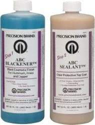 Precision Brand - 1 Quart Bottle ABC Blackener and Sealant Kit - (2) 32 Fluid Ounce Bottles - Best Tool & Supply