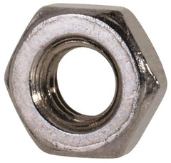 Value Collection - M3x0.50 Metric Coarse Stainless Steel Right Hand Hex Jam Nut - 5.5mm Across Flats, 1.8mm High, Uncoated - Best Tool & Supply