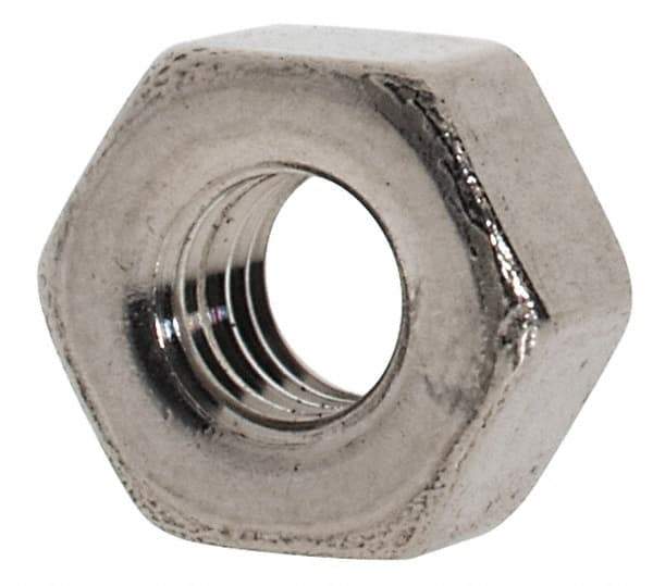 Value Collection - M3x0.50 Metric Coarse Stainless Steel Right Hand Heavy Hex Nut - 5.5mm Across Flats, 3mm High, Uncoated - Best Tool & Supply