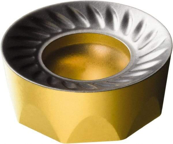 Sandvik Coromant - RCKT1906 PM Grade 4340 Carbide Milling Insert - TiCN/Al2O3/TiN Coated, 1/4" Thick, 3/4" Inscribed Circle - Best Tool & Supply