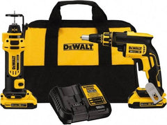 DeWALT - 20 Volt Cordless Tool Combination Kit - Includes Brushless Screwgun & Drywall Cutout Tool, Lithium-Ion Battery Included - Best Tool & Supply