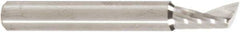 Amana Tool - 3/16" Cutting Diam x 3/8" Length of Cut, 1 Flute, Upcut Spiral Router Bit - Uncoated, Right Hand Cut, Solid Carbide, 1-1/2" OAL x 3/16" Shank Diam, 20° Helix Angle - Best Tool & Supply