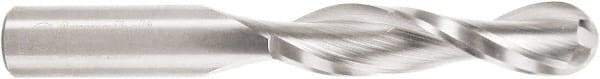 Amana Tool - 1/2" Cutting Diam x 2-1/8" Length of Cut, 2 Flute, Upcut Spiral Router Bit - Uncoated, Right Hand Cut, Solid Carbide, 4" OAL x 1/2" Shank Diam, Core Box, 30° Helix Angle - Best Tool & Supply