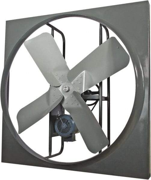 Americraft - 48" Blade, Belt Drive, 3/4 hp, 17,000 CFM, TEFC Exhaust Fan - 2.8/1.4 Amp, 230/460 Volt, Three Phase - Best Tool & Supply